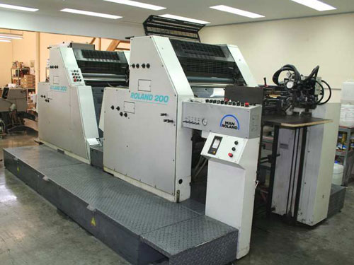 罗兰R204-TOB四开四色印刷机
